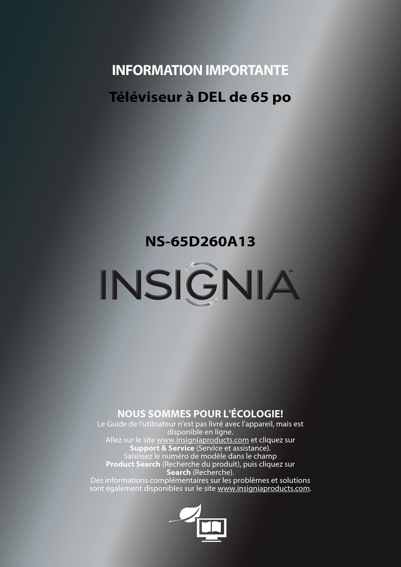 Insignia NS-65D260A13 Operating manual
