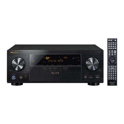 Pioneer Elite VSX-70 operating instructions