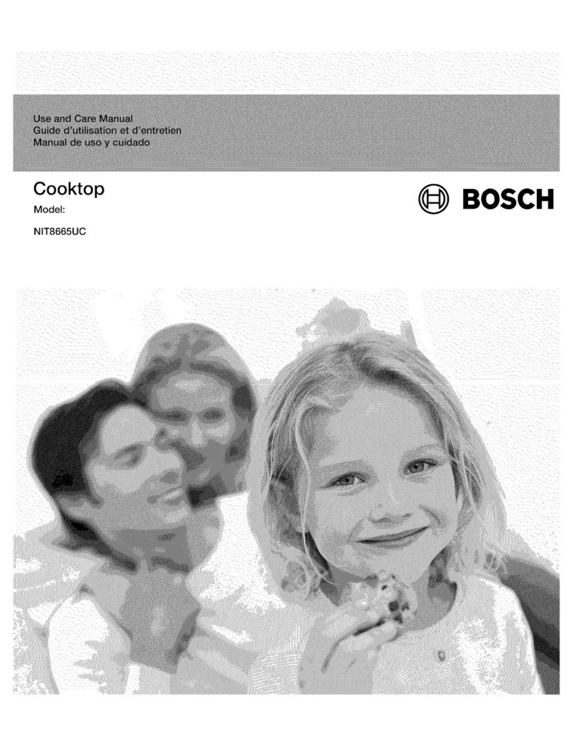 Bosch NIT8665UC User manual
