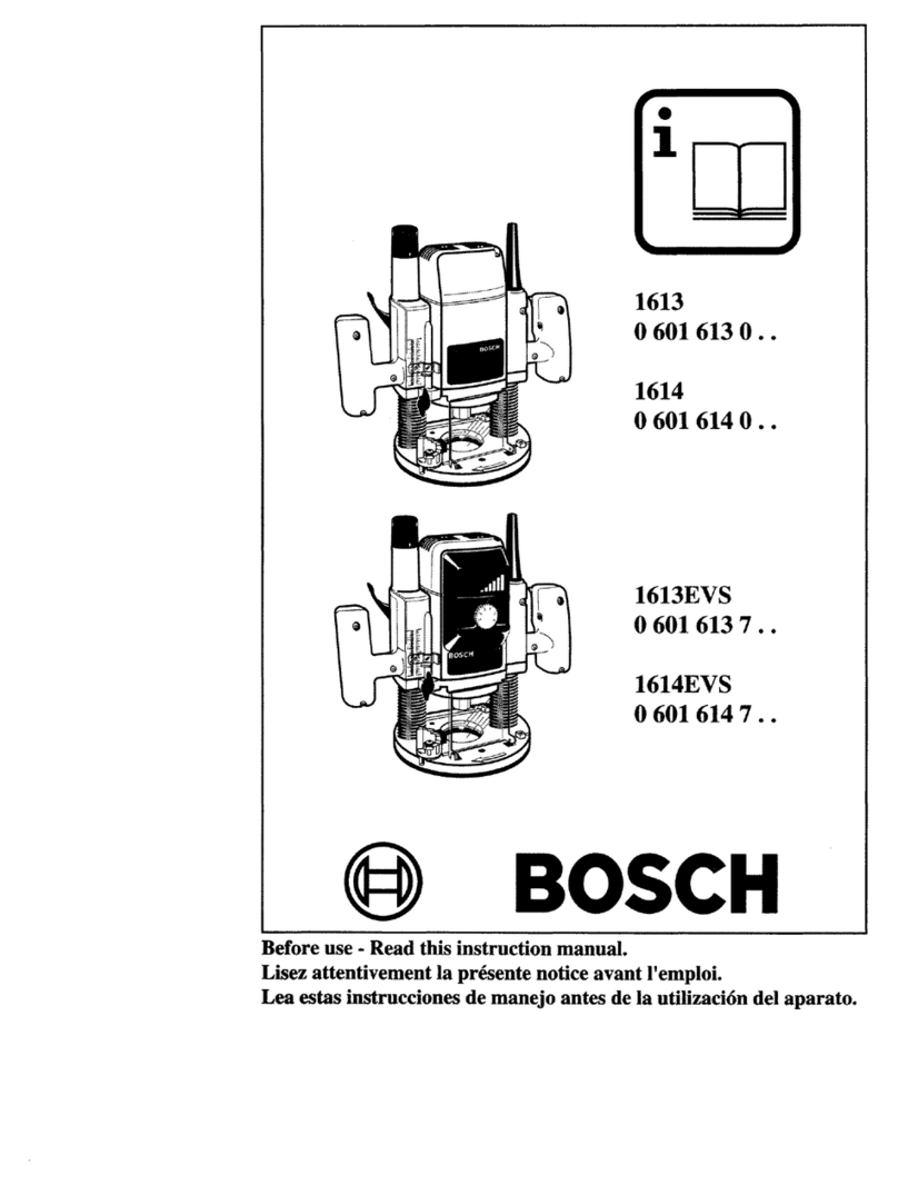 Bosch 1613EVS User manual