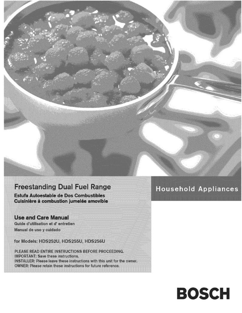 Bosch HDS252U User manual