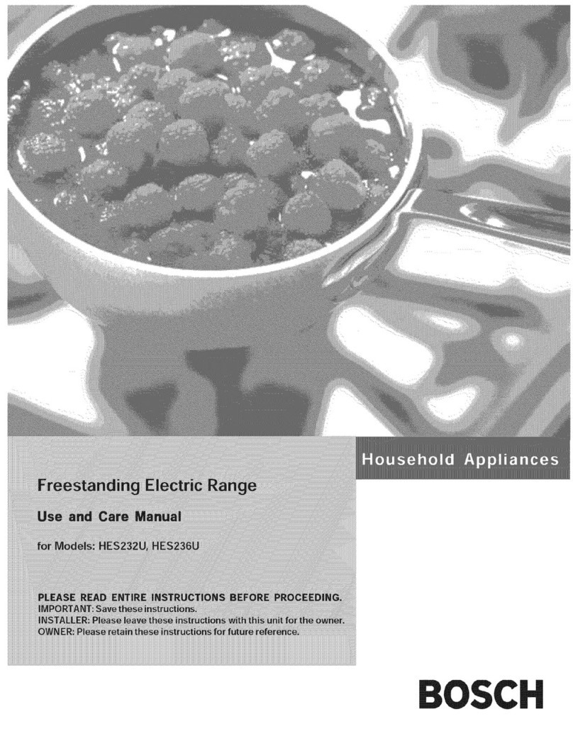Bosch HES236U User manual