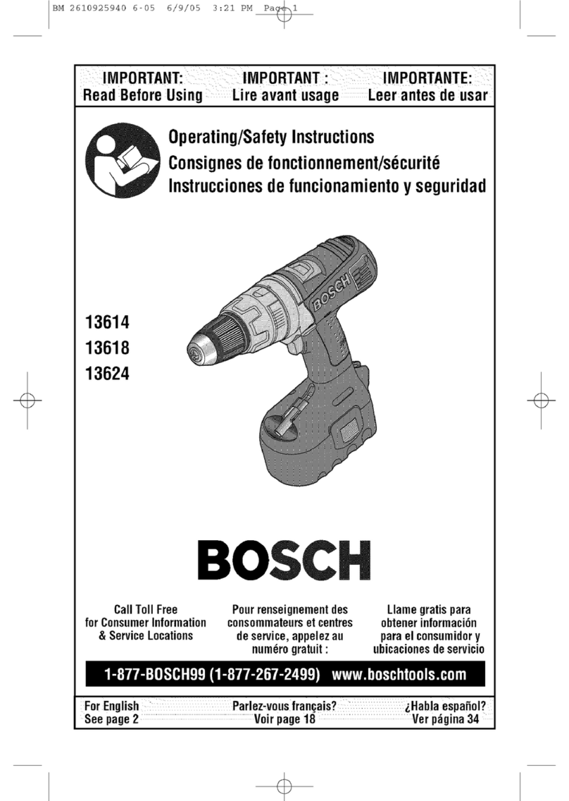 Bosch 13624 Operating/safety instructions
