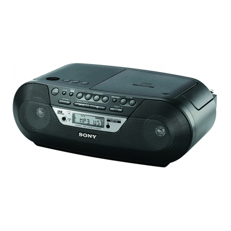 Sony ZS-RS09CP Installation instructions manual