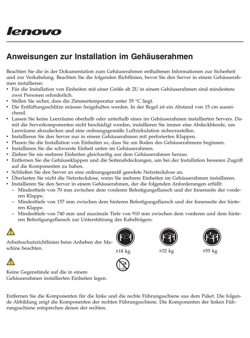 Lenovo ThinkServer RD240 Instruction sheet
