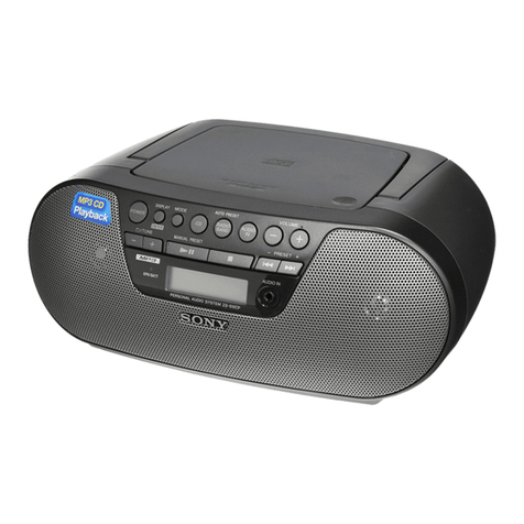 Sony ZS-S10CP Installation instructions manual