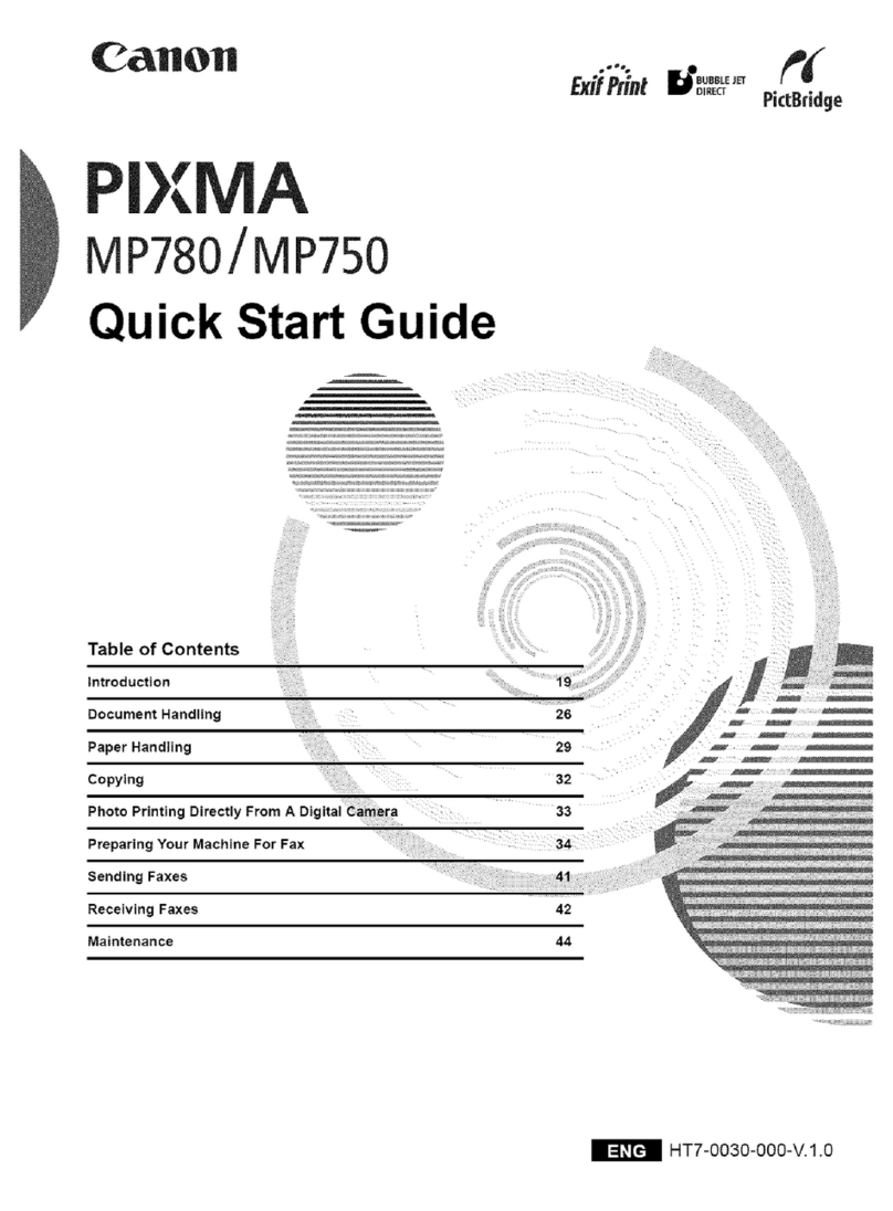 Canon PIXMA MP750 User manual