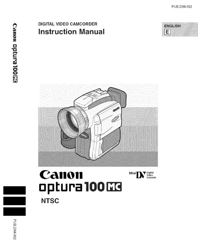 Canon Optura 100 MC instruction manual