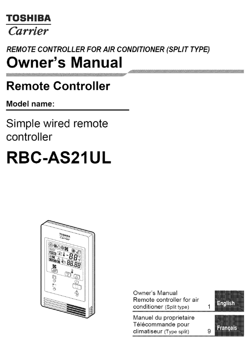 Toshiba RBC-AS21UL User manual Toshiba RBC-AS21UL User manual