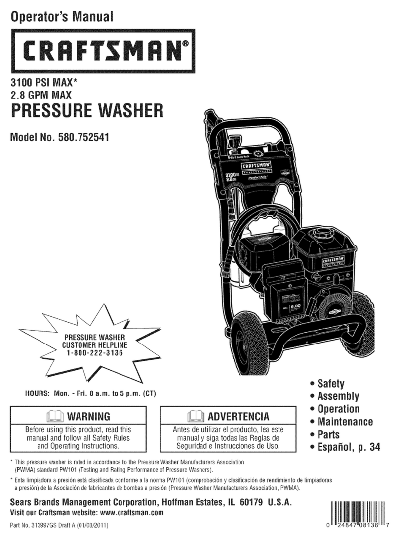 Craftsman 580.752541 Operator's manual