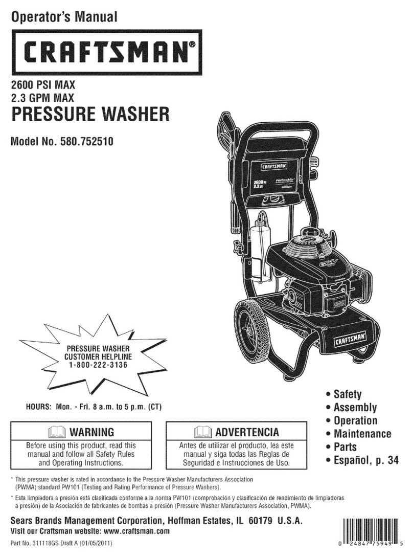 Craftsman 580.752510 User manual