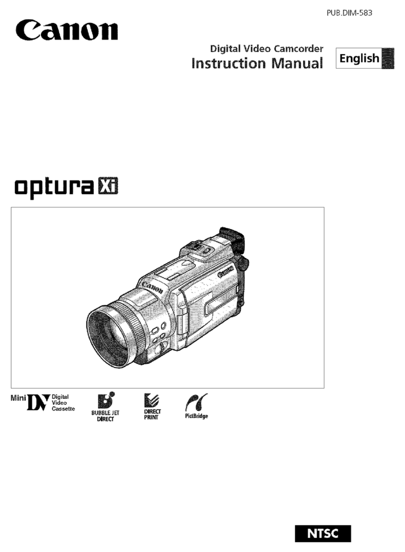Canon optura Xi User manual