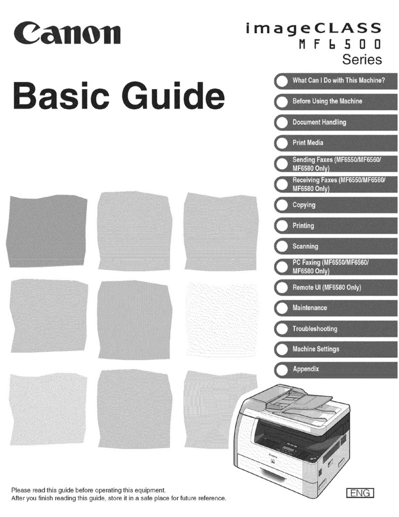 Canon imageCLASS MF6500 Series Basic guide