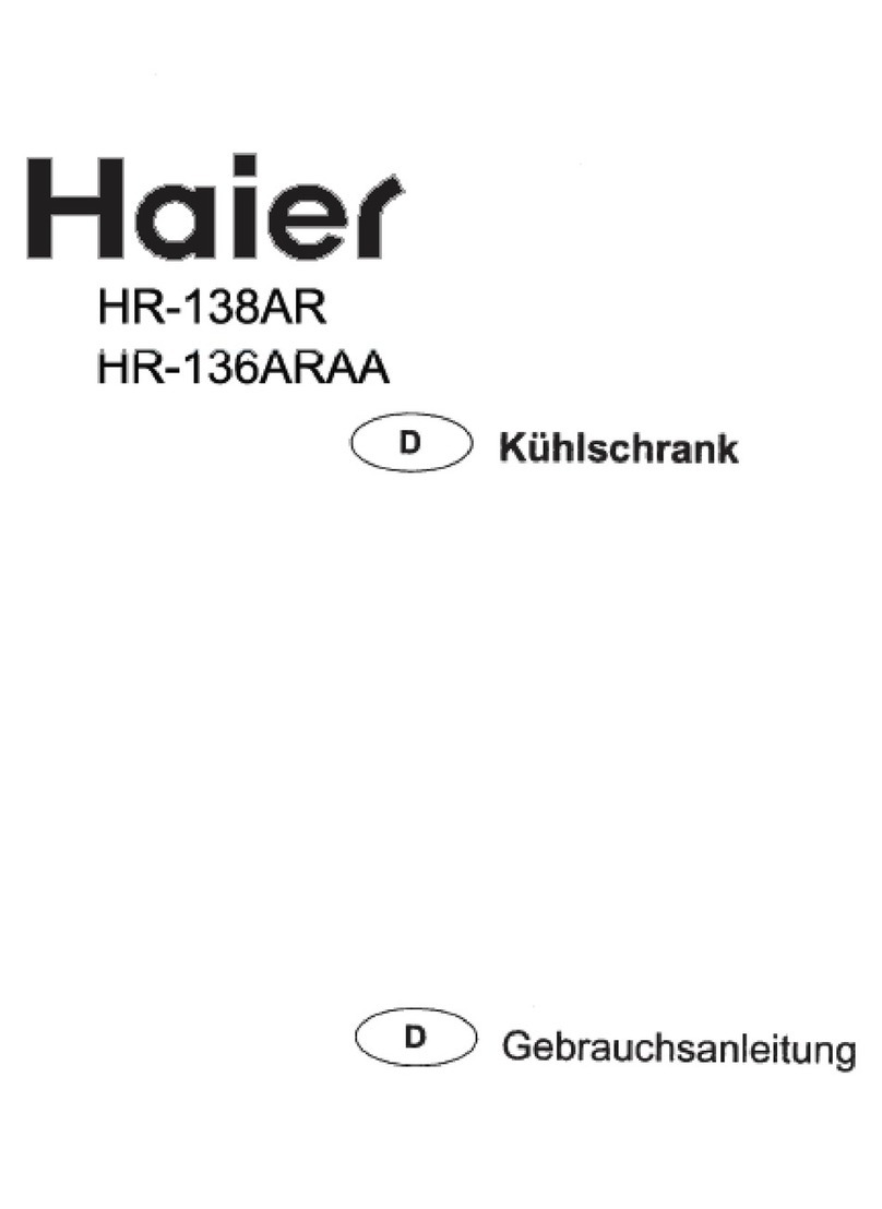 Haier HR-136ARAA User manual