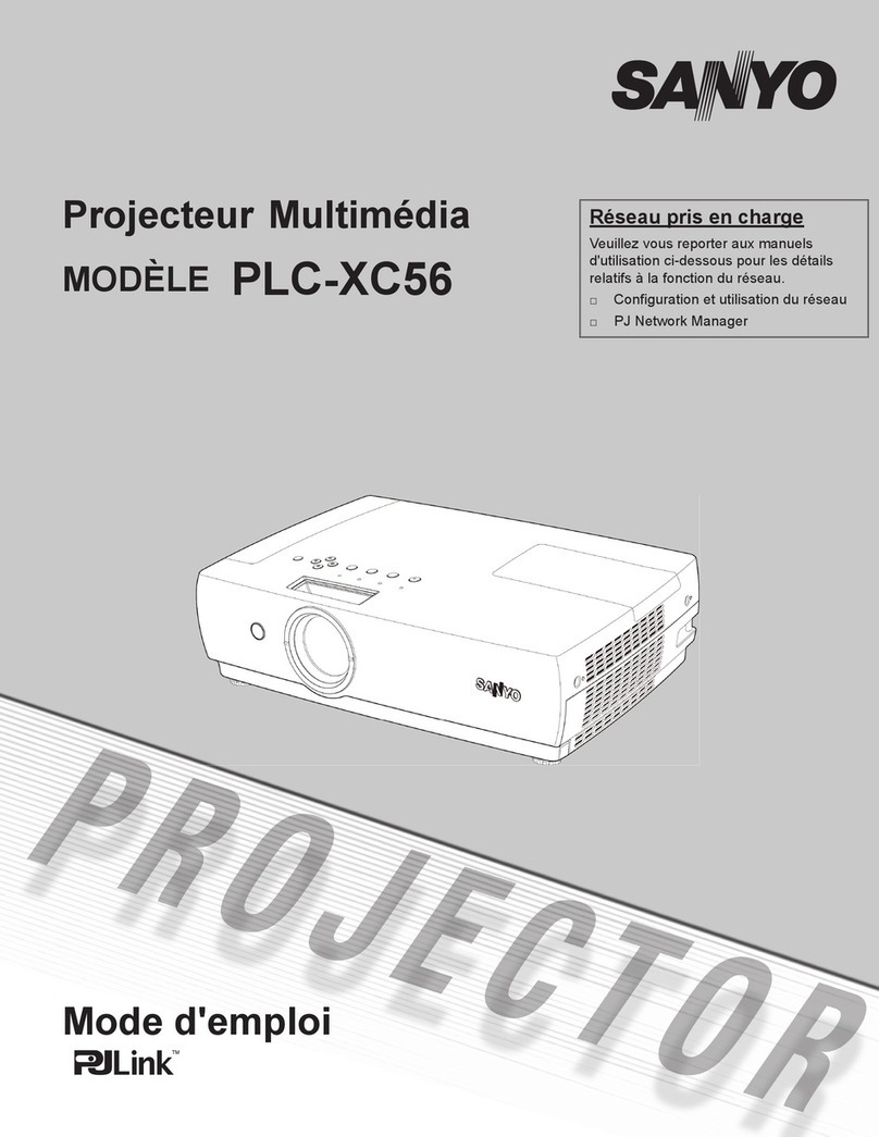Sanyo PLC-XC56 - 3100 owner's manual