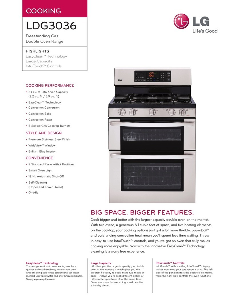 LG LDG3036ST User manual