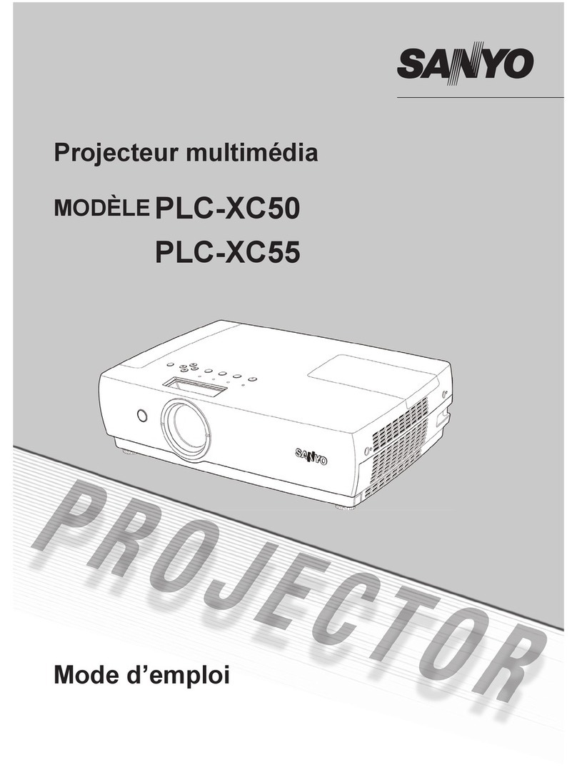 Sanyo PLC-XC50 - 2600 Lumens User manual