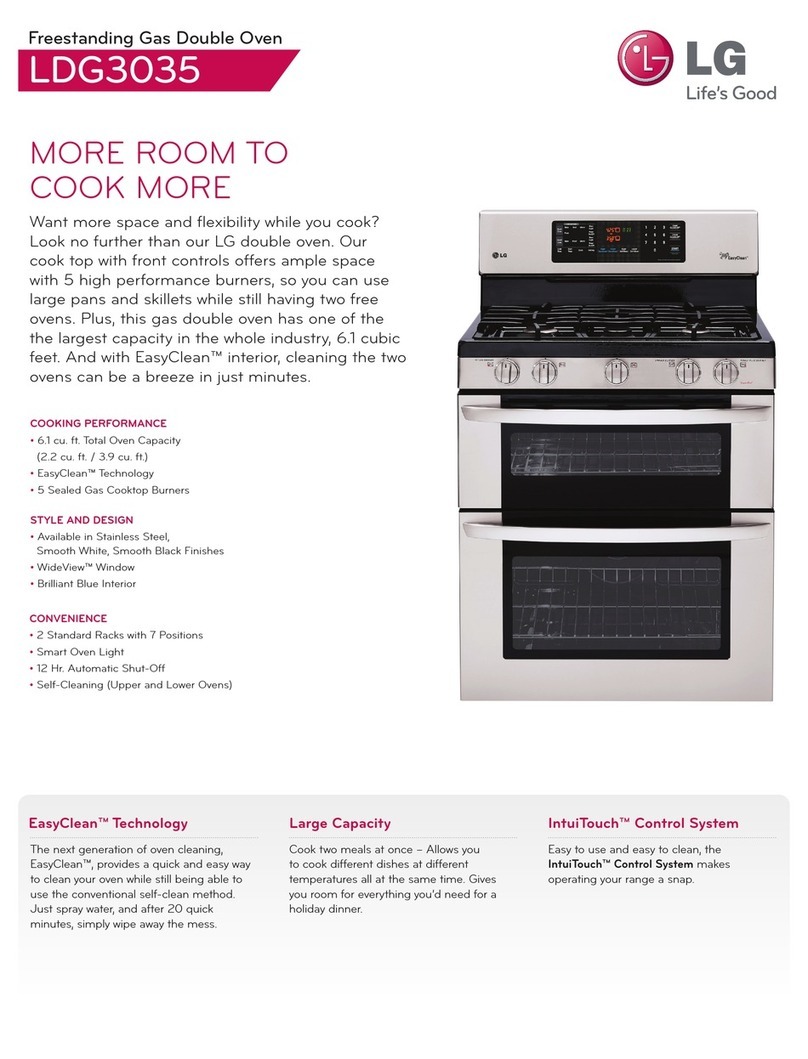 LG LDG3035SB User manual