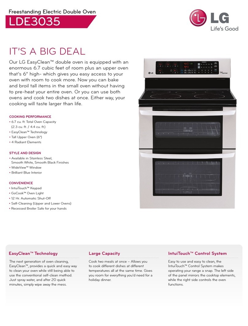 LG LDE3035SB User manual