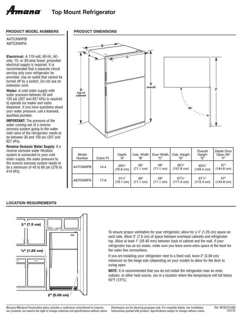 Amana A4TCNWFB User instructions