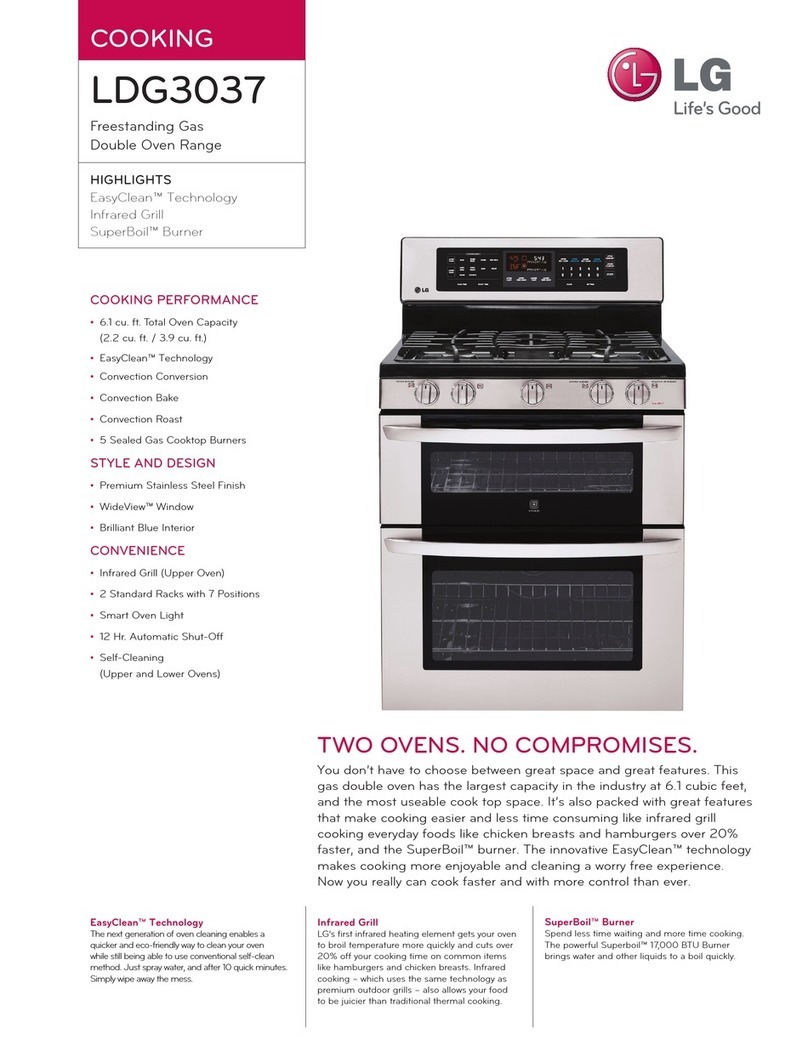 LG LDG3037ST User manual