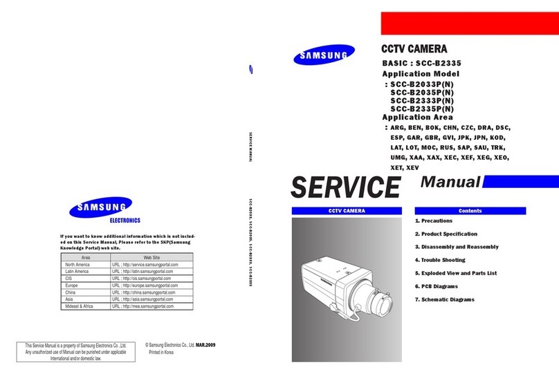 Samsung SCC-B2335 User manual
