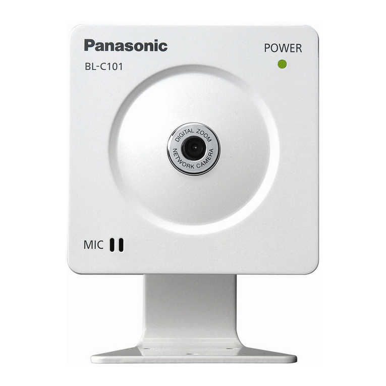Panasonic BL-C101A - Fixed MPEG-4 Network Camera User manual