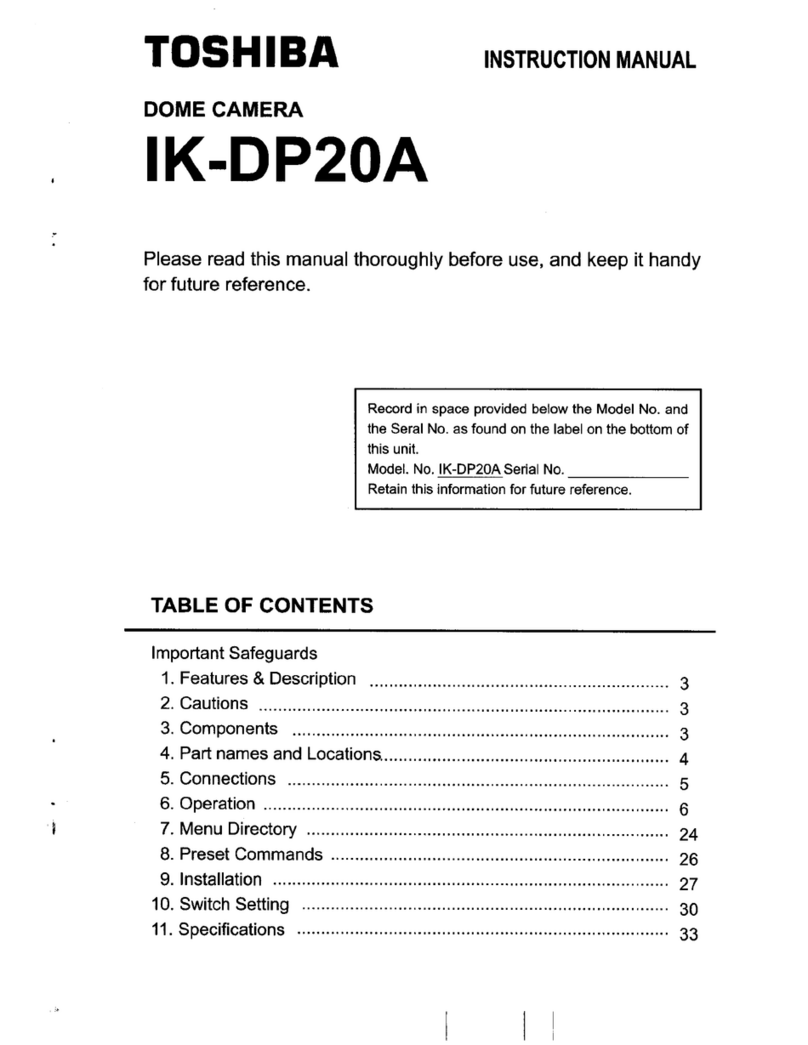 Toshiba IK-DP20A User manual