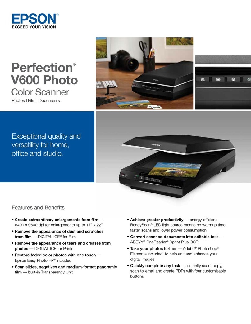 Epson Perfection V600 PHOTO Specifications