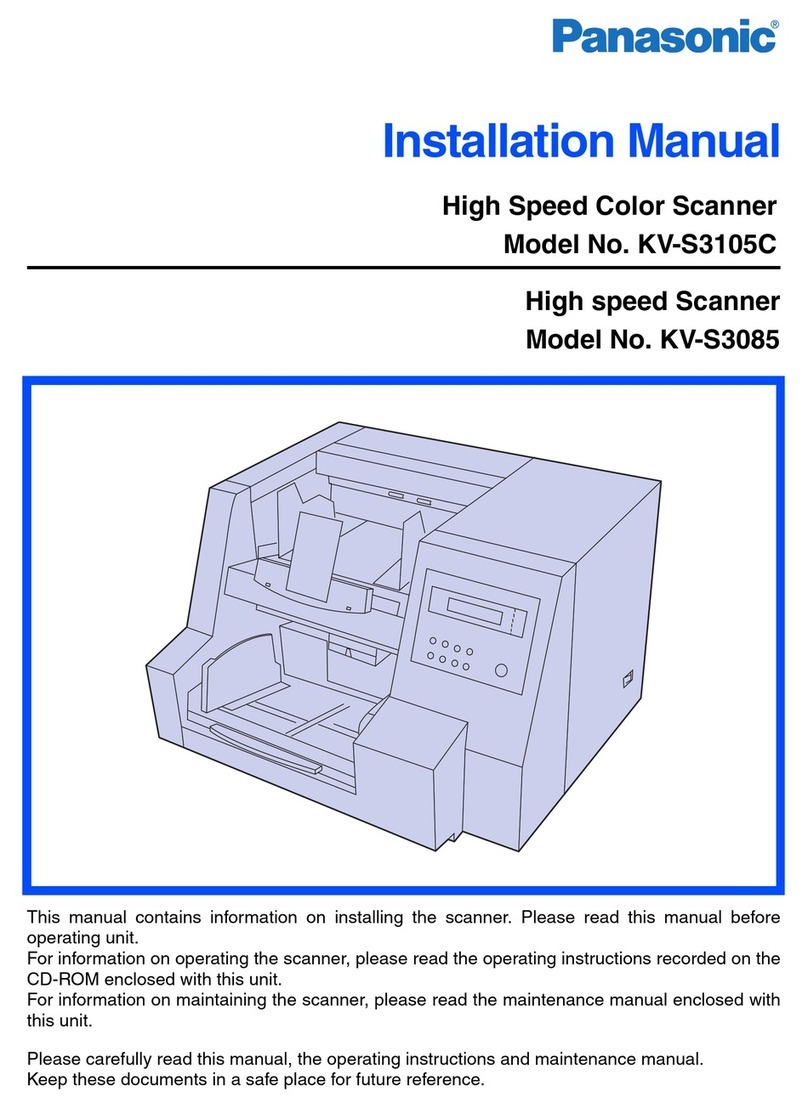 Panasonic KV-S3085 User manual