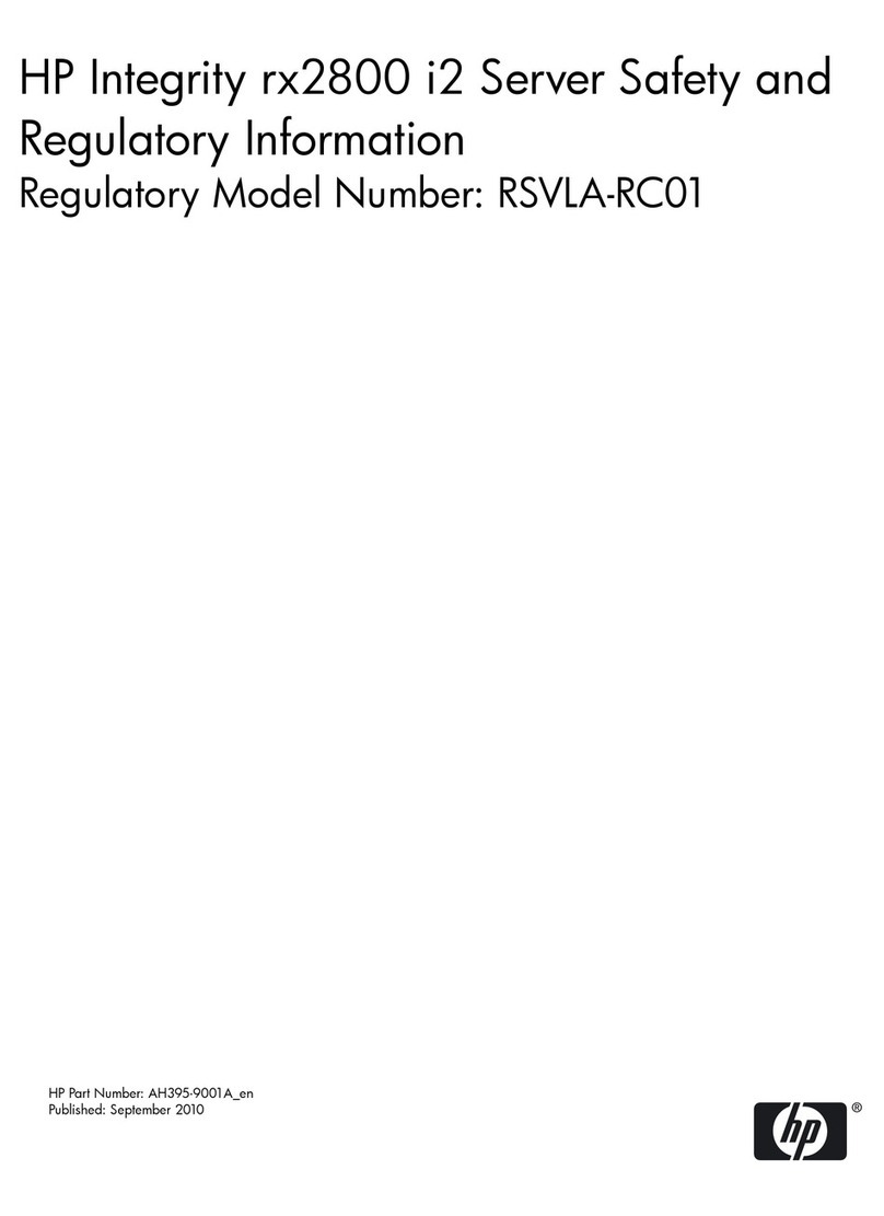 HP Integrity rx2800 - i2 Owner's manual