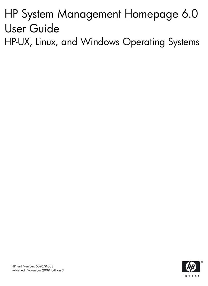 HP Integrity rx2800 - i2 User manual HP Integrity rx2800 - i2 User manual