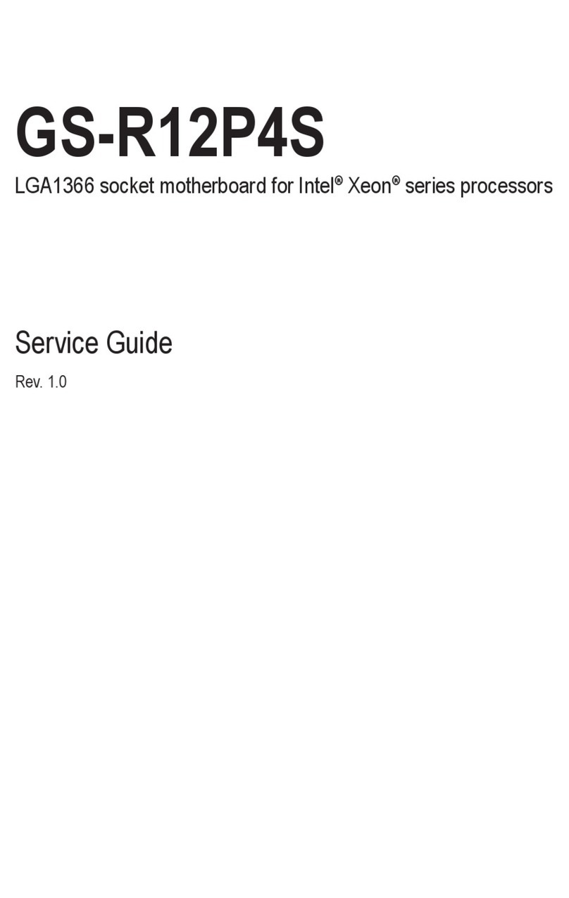Gigabyte GS-R12P4S Service guide