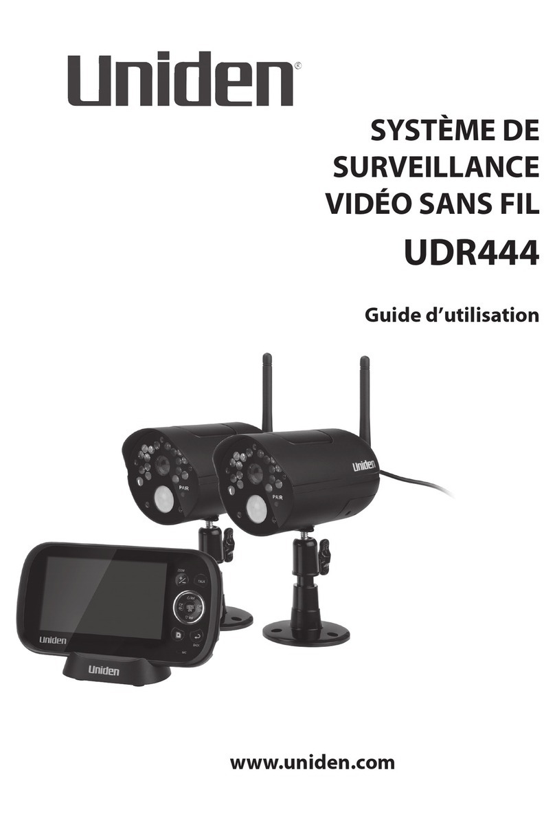 Uniden UDR444 User manual