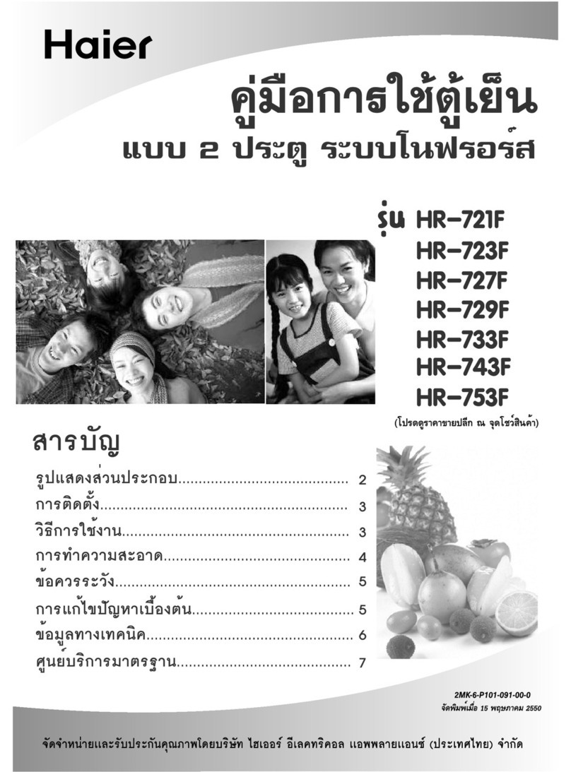 Haier HR-727F User manual Haier HR-727F User manual
