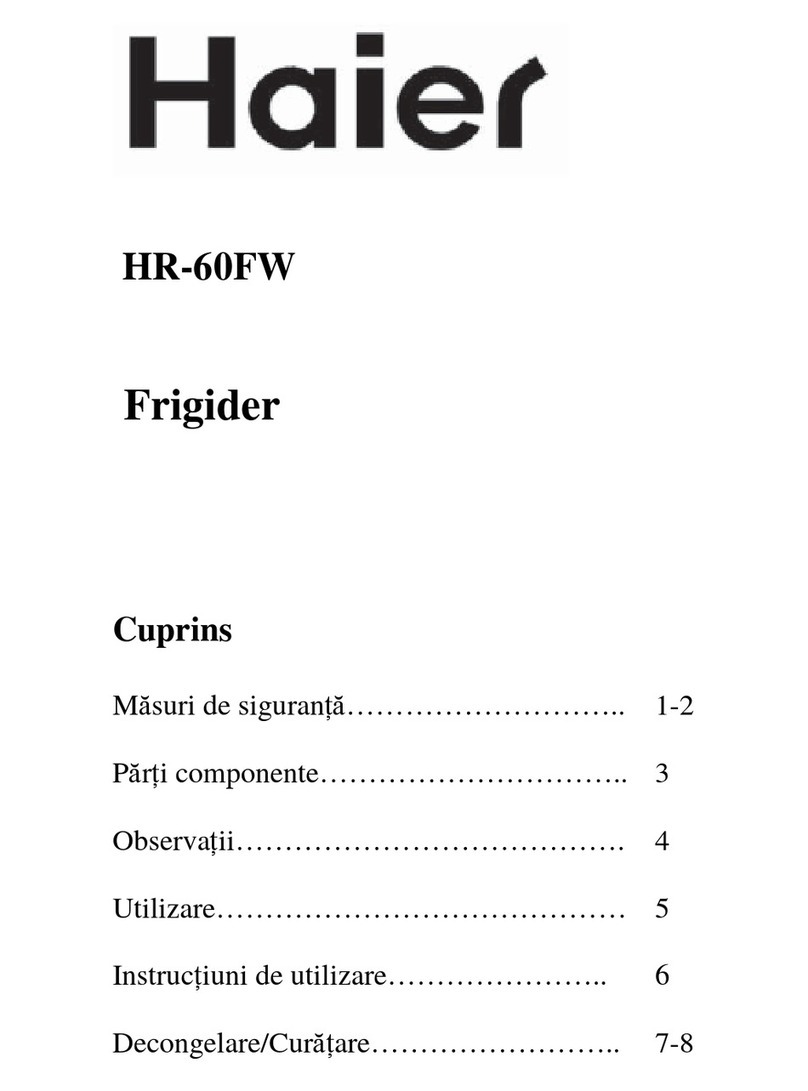Haier HR-60FW User manual Haier HR-60FW User manual