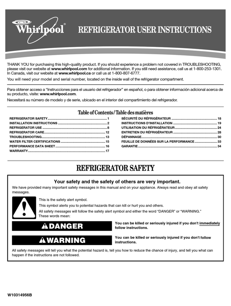 Whirlpool GI6SDRXXQ use and care manual