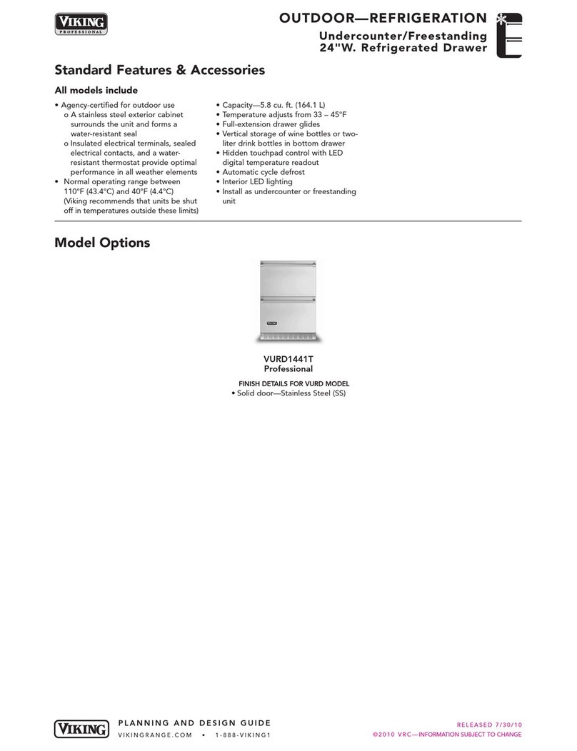 Viking VURD144TSS User manual
