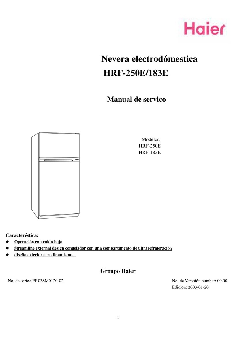 Haier HRF-183 Instruction Manual