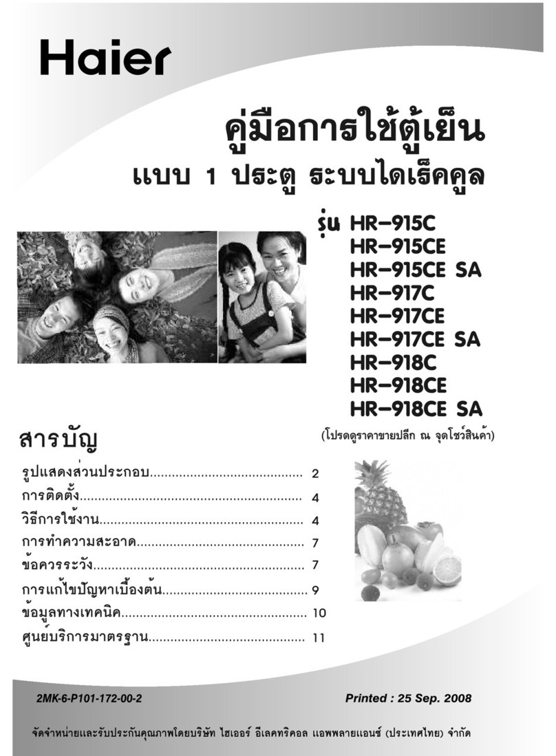 Haier HR-915C User manual Haier HR-915C User manual