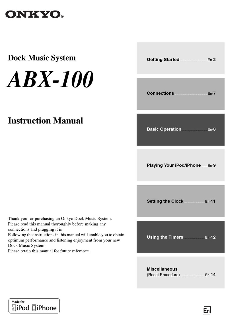 Onkyo ABX-100 instruction manual