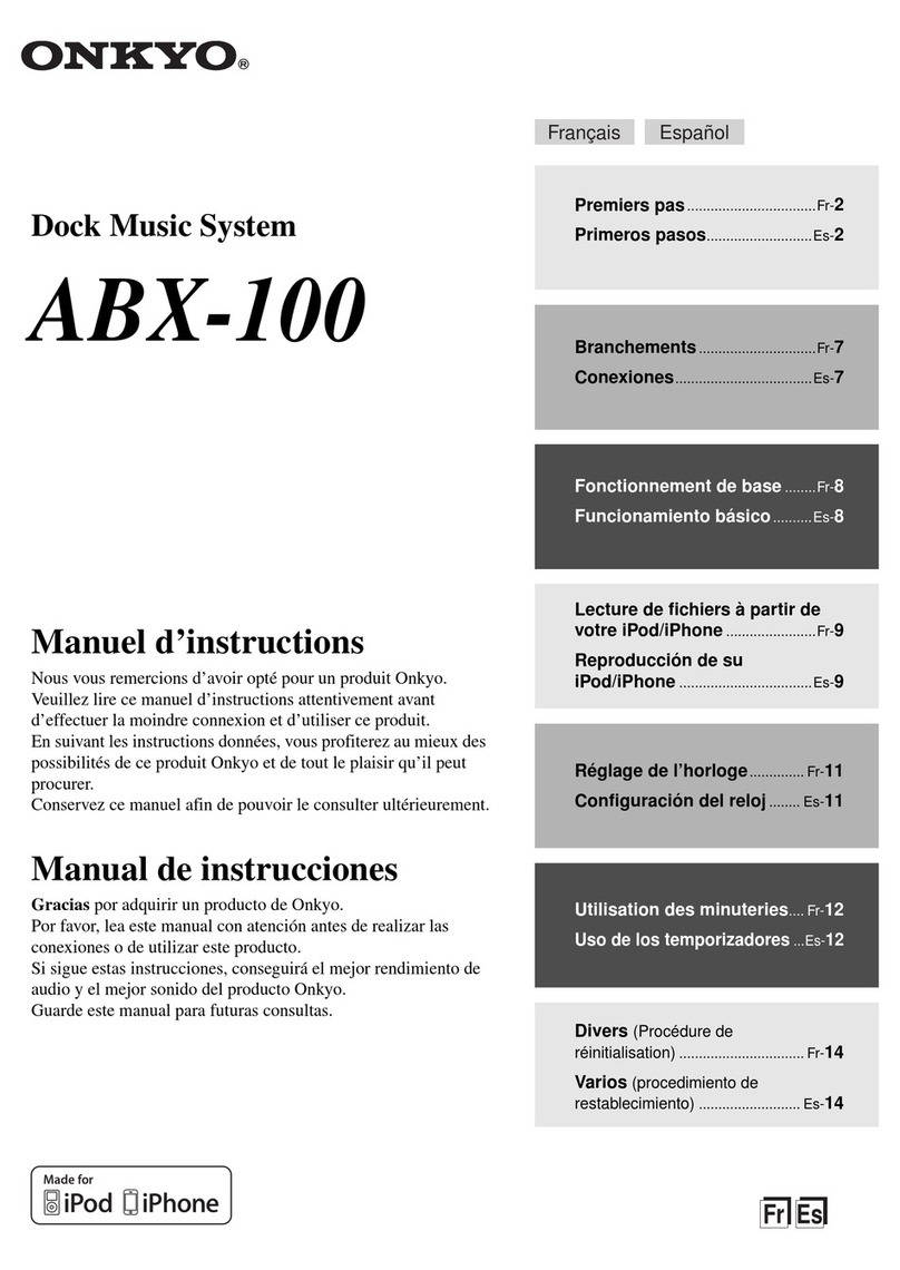 Onkyo ABX-100 Manuel d'instructions