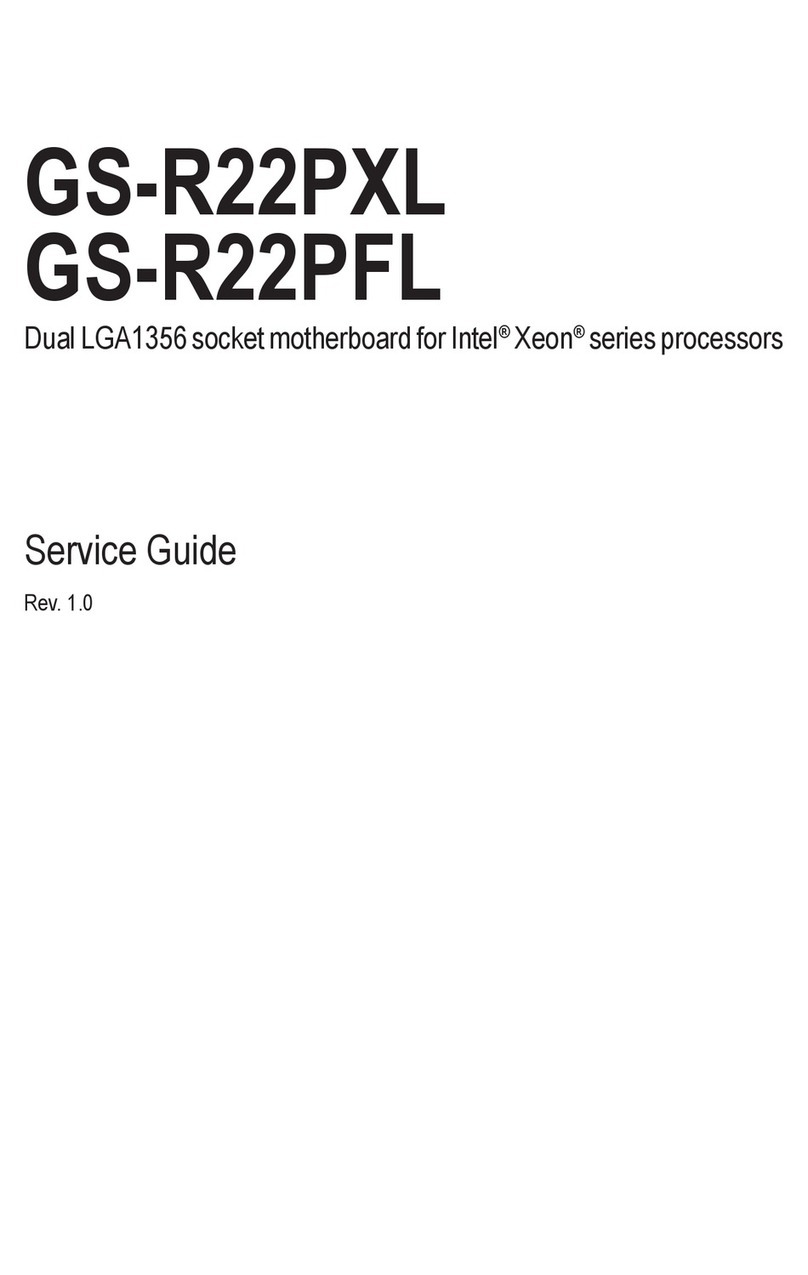 Gigabyte GS-R22PFL Service guide