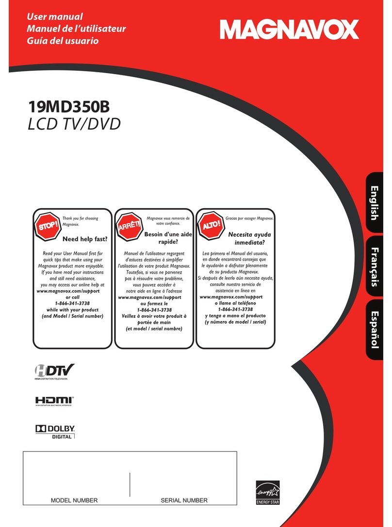 Magnavox 19MD350B Manuel de l'utilisateur