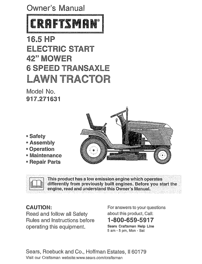 Craftsman 917.271631 owner's manual