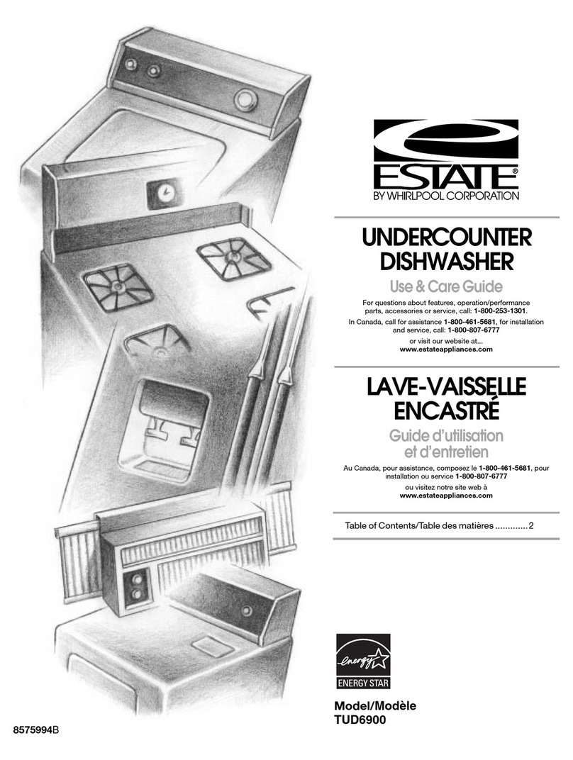 Estate TUD6900 Use & care guide
