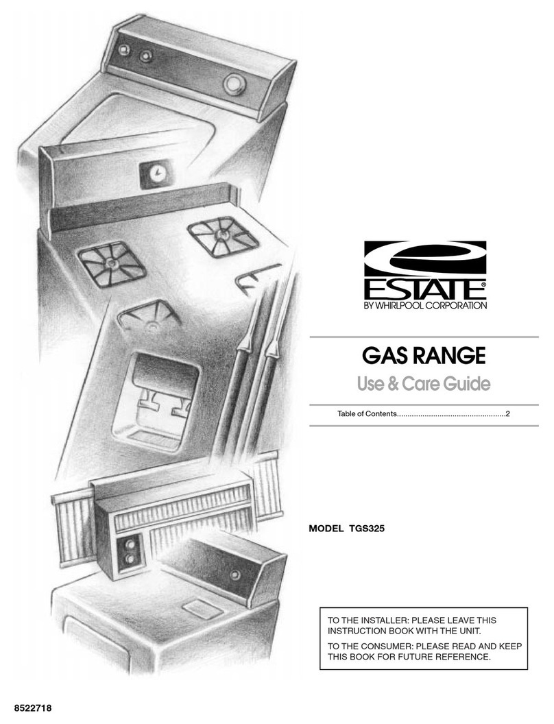 Estate TGS325 Use & care guide