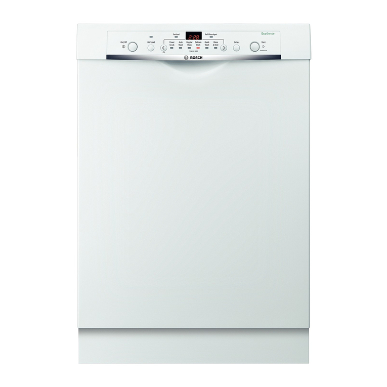 Bosch SHE6AP02UC - Ascenta Ecosense 24" Built User manual