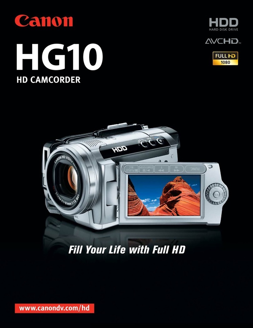 Canon HG-10 User manual