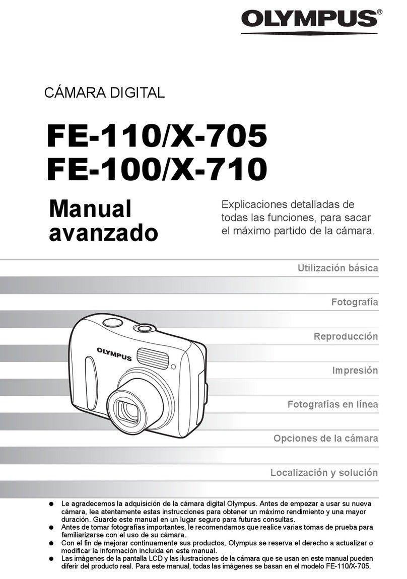 Olympus FE 100 - 4MP Digital Camera User manual